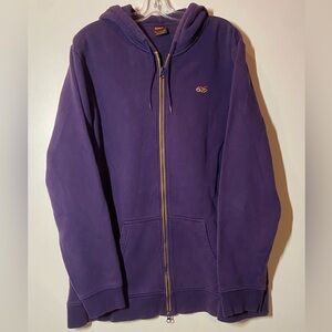 Nike 6.0 Purple and Gold Zip-Up Hoodie